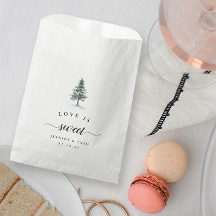Timber Grove "Love is Sweet" Wedding Favour Bag