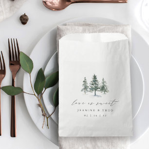 Timber Grove "Love is Sweet" Wedding Favour Bag