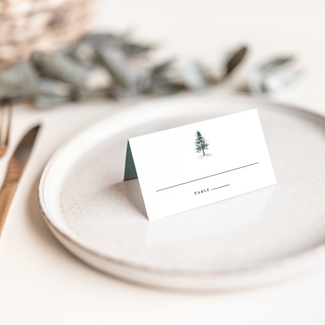 Timber Grove Wedding Place Card (Creator Uploaded)