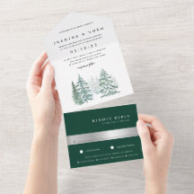 Timber Grove | Winter Watercolor Wedding All In On