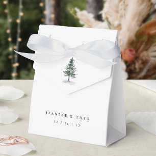 Timber Grove Winter Wedding Favor Box