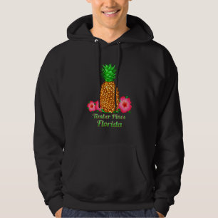 Timber Pines Florida Pineapple Floral Hoodie