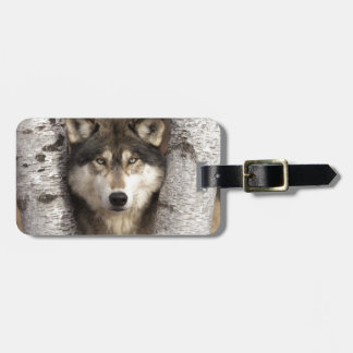 Timber wolf by Jim Zuckerman Luggage Tag