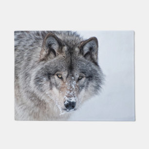 Timber Wolf Doormat