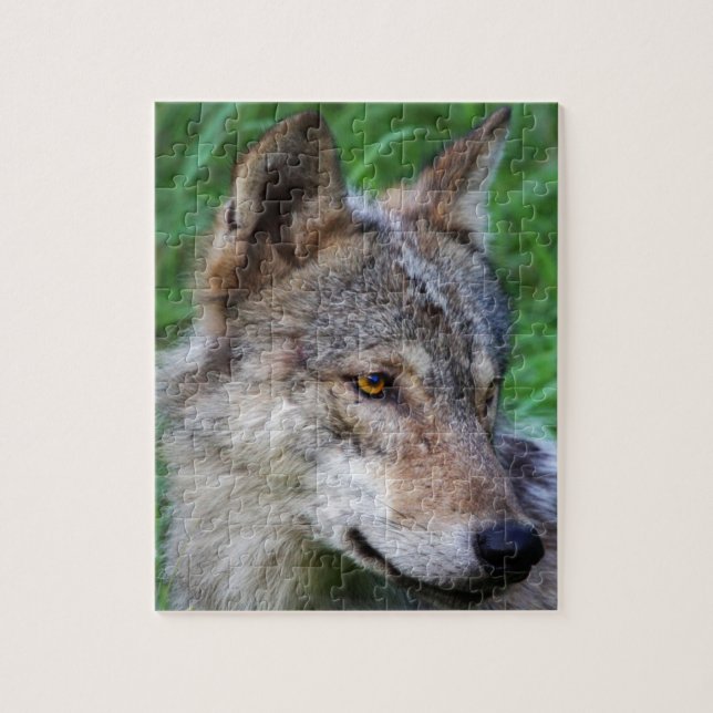 Timber Wolf Jigsaw Puzzle (Vertical)