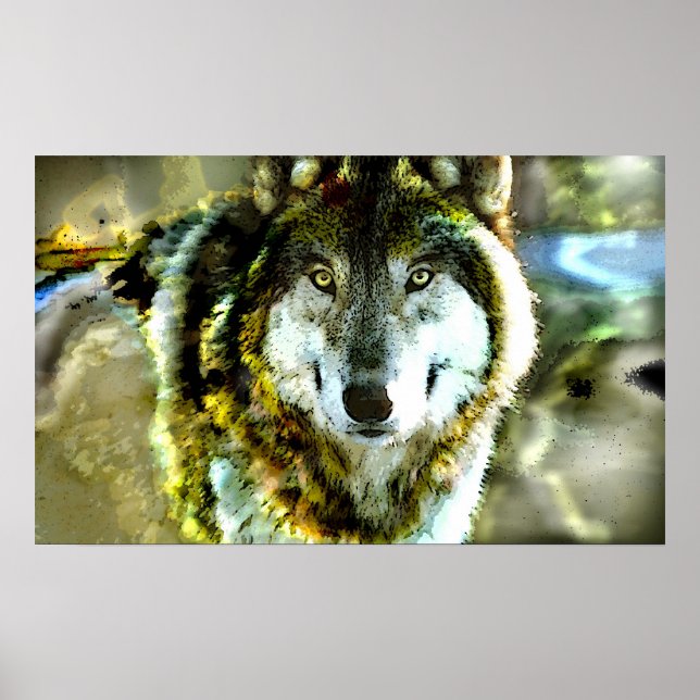 Timber-Wolf Poster from JungleWalk.com (Front)
