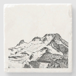 Timberline, Mt. Hood Stone Coaster