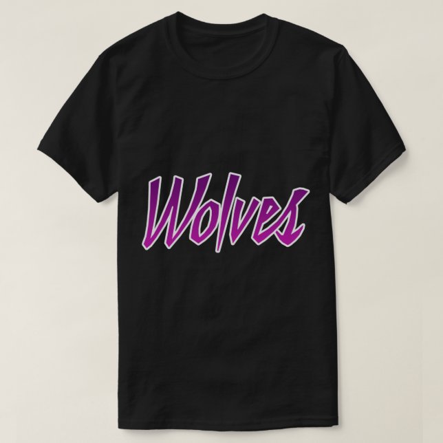Timberwolves Prince Jersey Sticker T-Shirt (Design Front)
