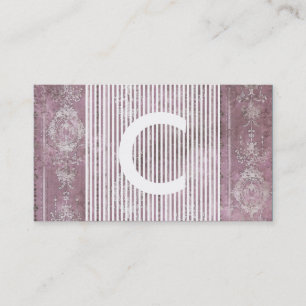 timbre de fidélité chic monogramme