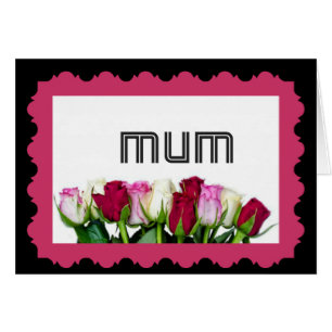 Timbre de la maman florale
