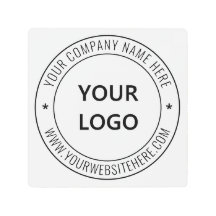 Timbre d'entreprise du logo d'entreprise personnal