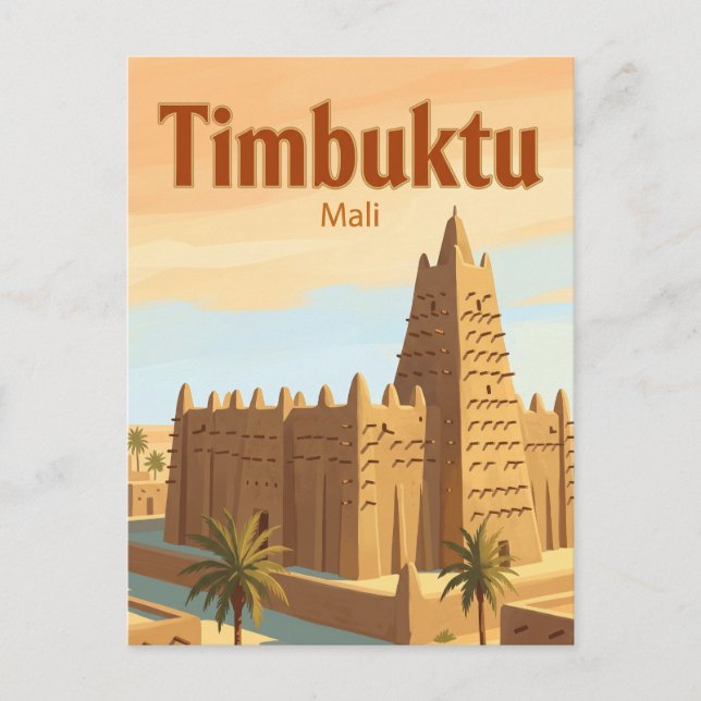 Timbuktu Mali Postcard (Front)