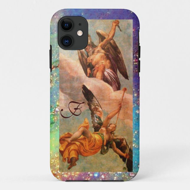 TIME AND FAME ALLEGORY MONOGRAM Case-Mate iPhone CASE (Back)