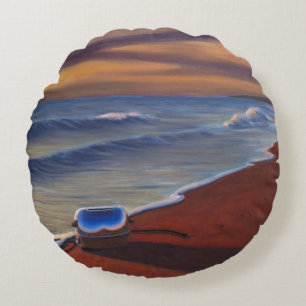 Time and Tide 1999 Round Pillow