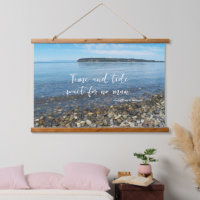 Time and Tide Geoffrey Chaucer Quote Seascape