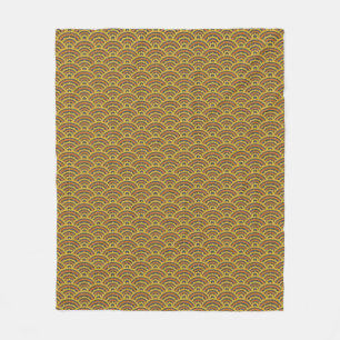 Time Arches Fleece Blanket