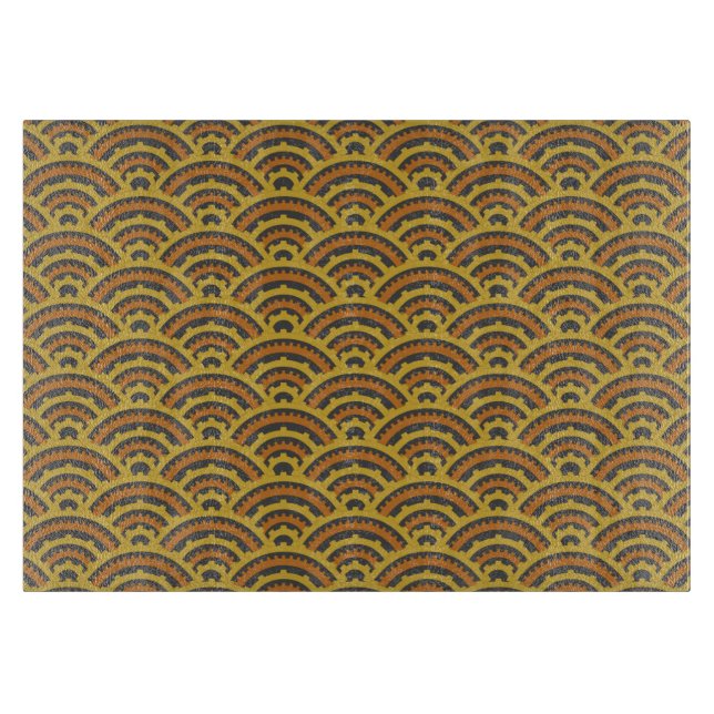 Time Arches Glass Cutting Board (Front)