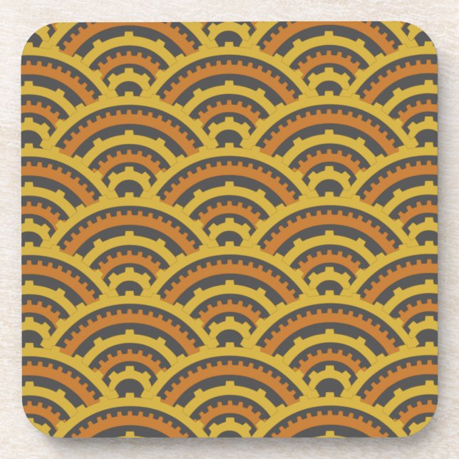 Time Arches Square Coaster (Front)