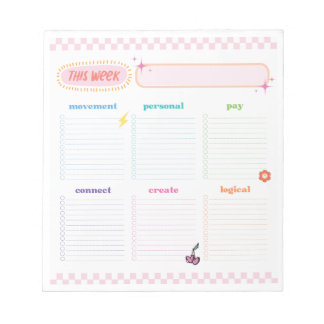 Time Block Planning Pad