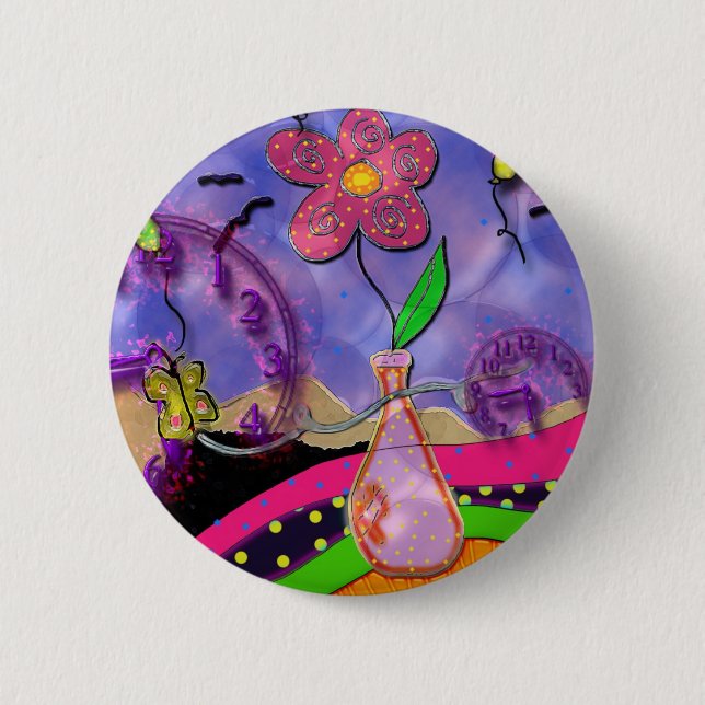 time bomb 2 inch round button (Front)