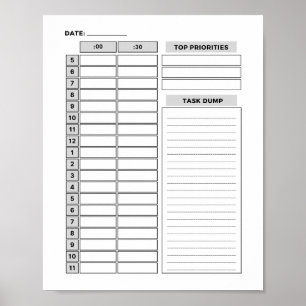 Time boxing (PLANNER) Poster