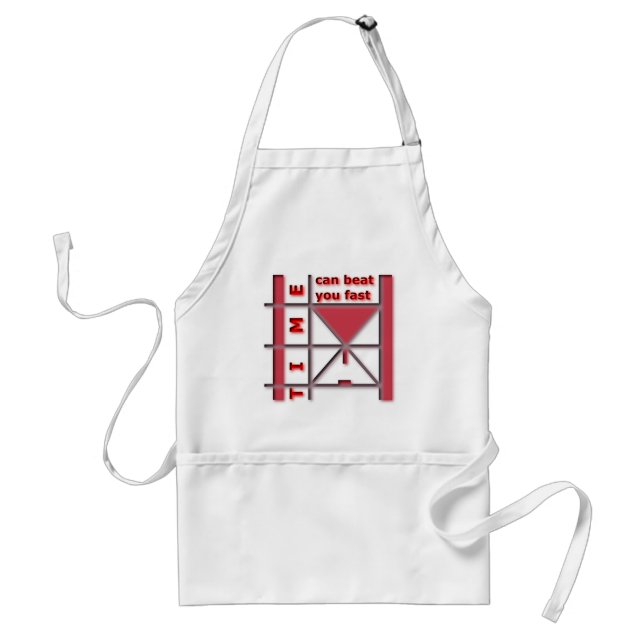 Time Can Beat You Fast Standard Apron (Front)