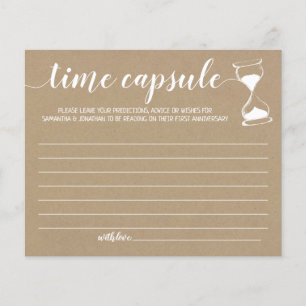 Time capsule advice couple shower english spanish