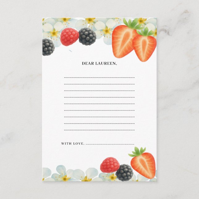 Time Capsule First Birthday Card (Front)