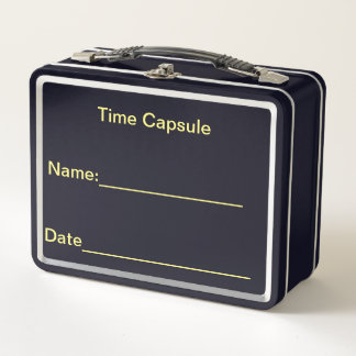 Time Capsule Metal Lunch Box