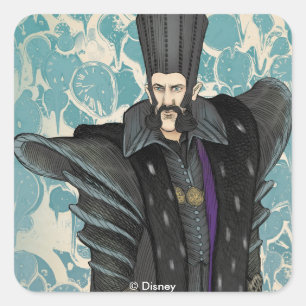 Time   Chasing Time Square Sticker