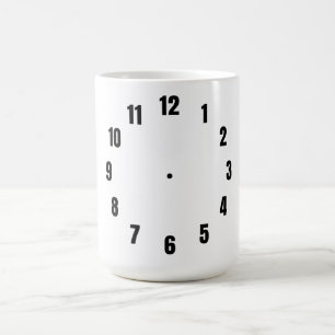time clock coffee mug