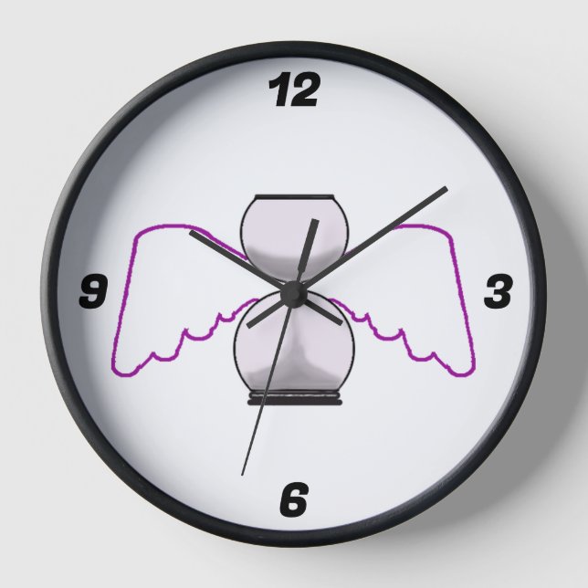 time clock flying (Front)