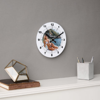 TIME! ⏰ Custom Wall Clock – Add Your Design