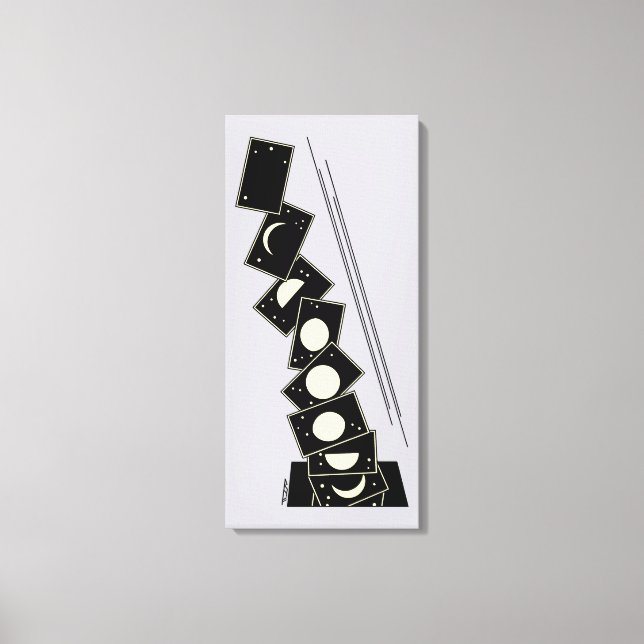 Time Falling Through a Hole Canvas Print (Front)