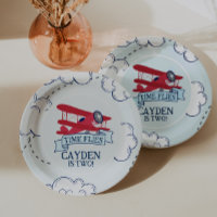 Time Flies Airplane Birthday