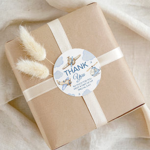 Time Flies Airplane Favour Gift Tags