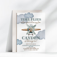 Time Flies Airplane First Birthday