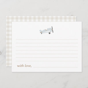 ‘Time Flies’ Airplane Theme Time Capsule Cards