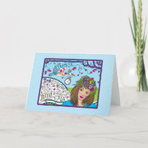 Time Flies_Greeting Card