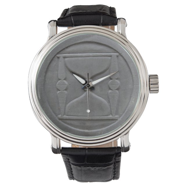 Time Flies - Headstone Hourglass Watch (Front)