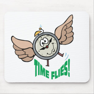 Time Flies Mouse Pad