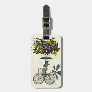 Time Flies Rabbit 3 Luggage Tag