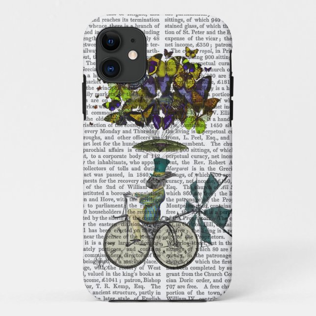 Time Flies Rabbit Case-Mate iPhone Case (Back)
