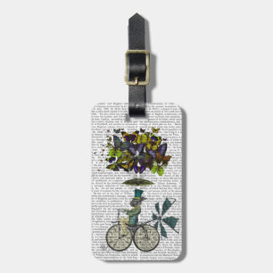 Time Flies Rabbit Luggage Tag