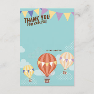 Time Flies Thank You Card