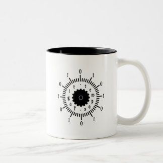 Time Flies Two-Tone Coffee Mug