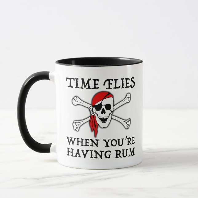 Time Flies When You're Having Rum Mug (Left)