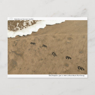 Time Footprint... Postcard