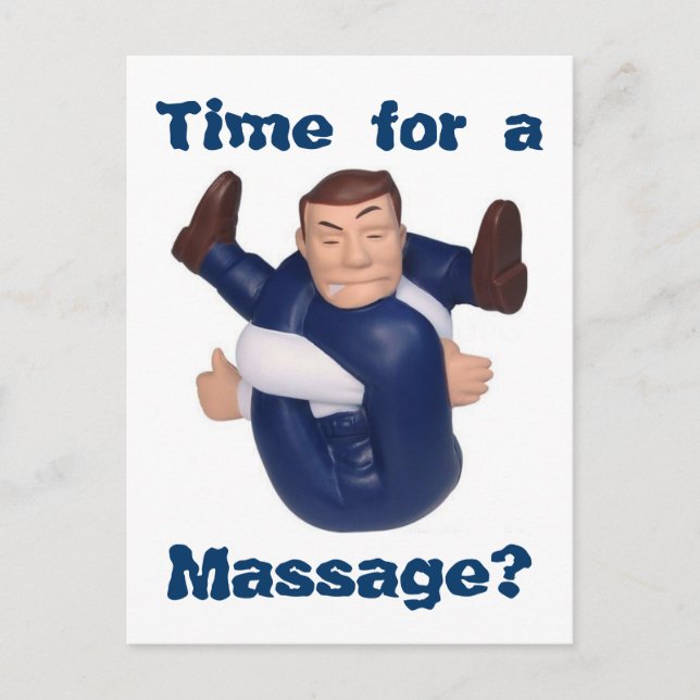 Time for a Massage? postcard I (Front)