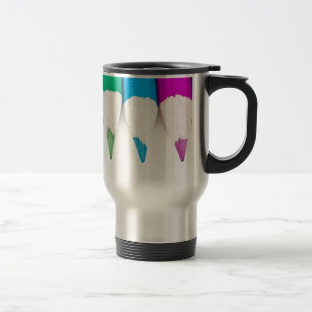 Time for creativity. travel mug (Right)